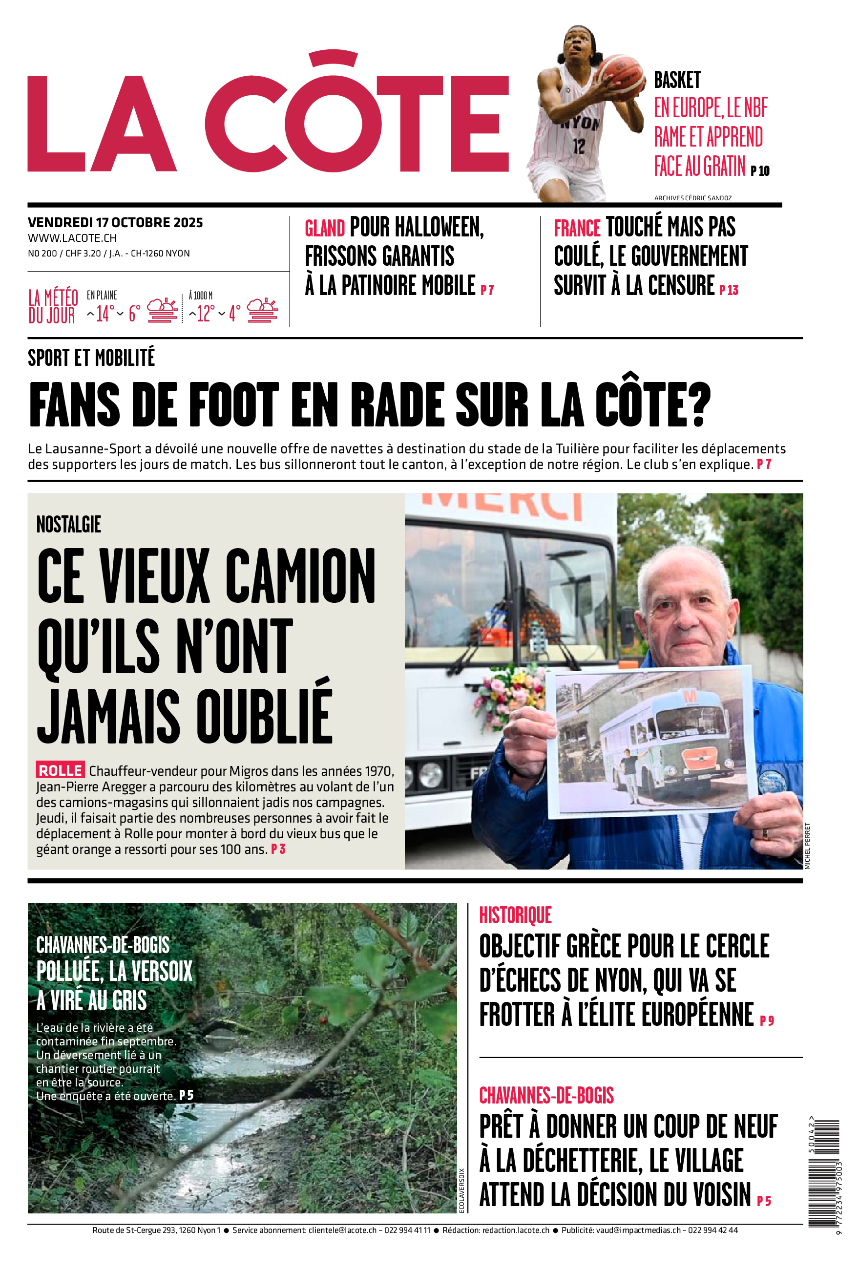 Vendredi 17 octobre 2025