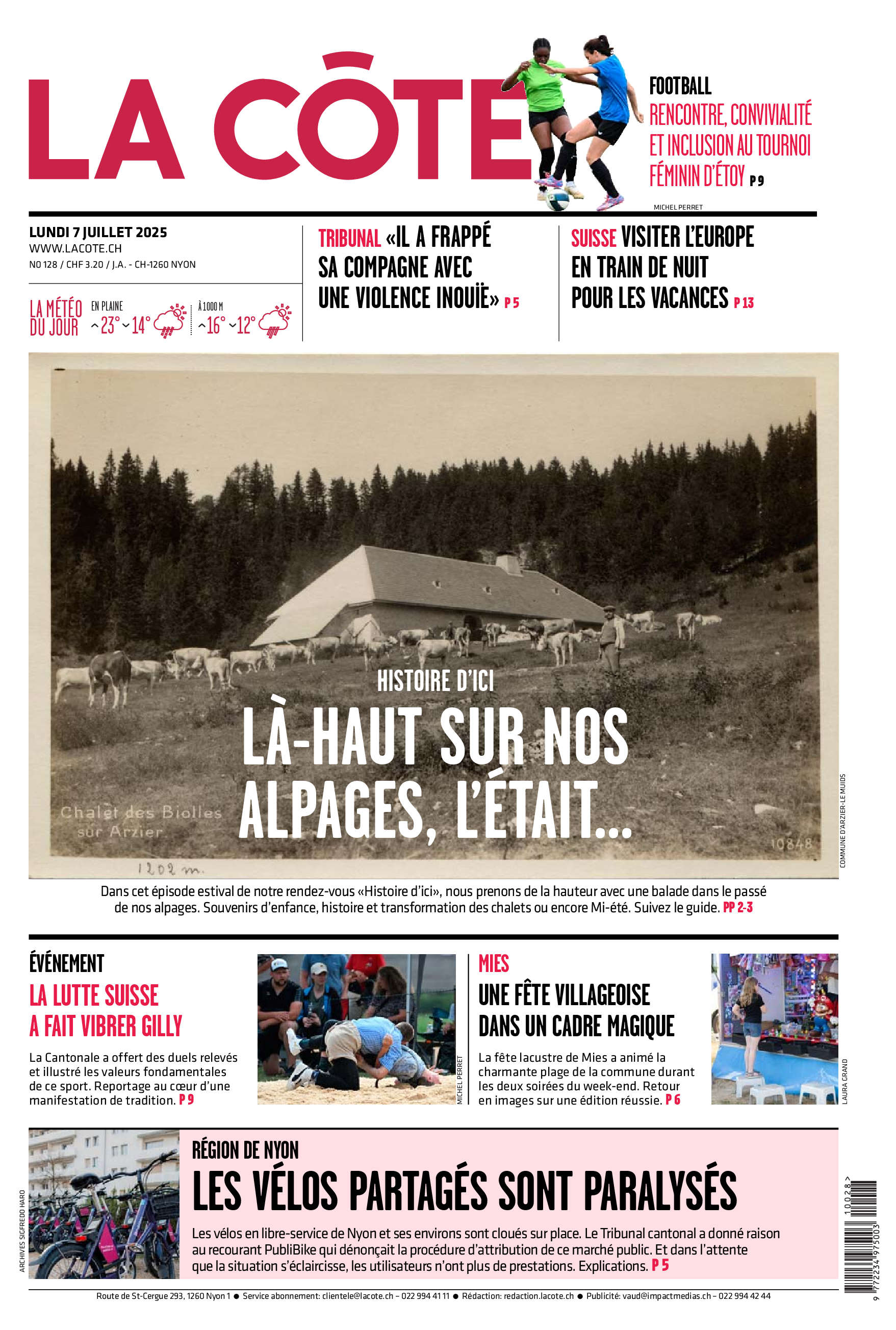 Lundi 7 juillet 2025