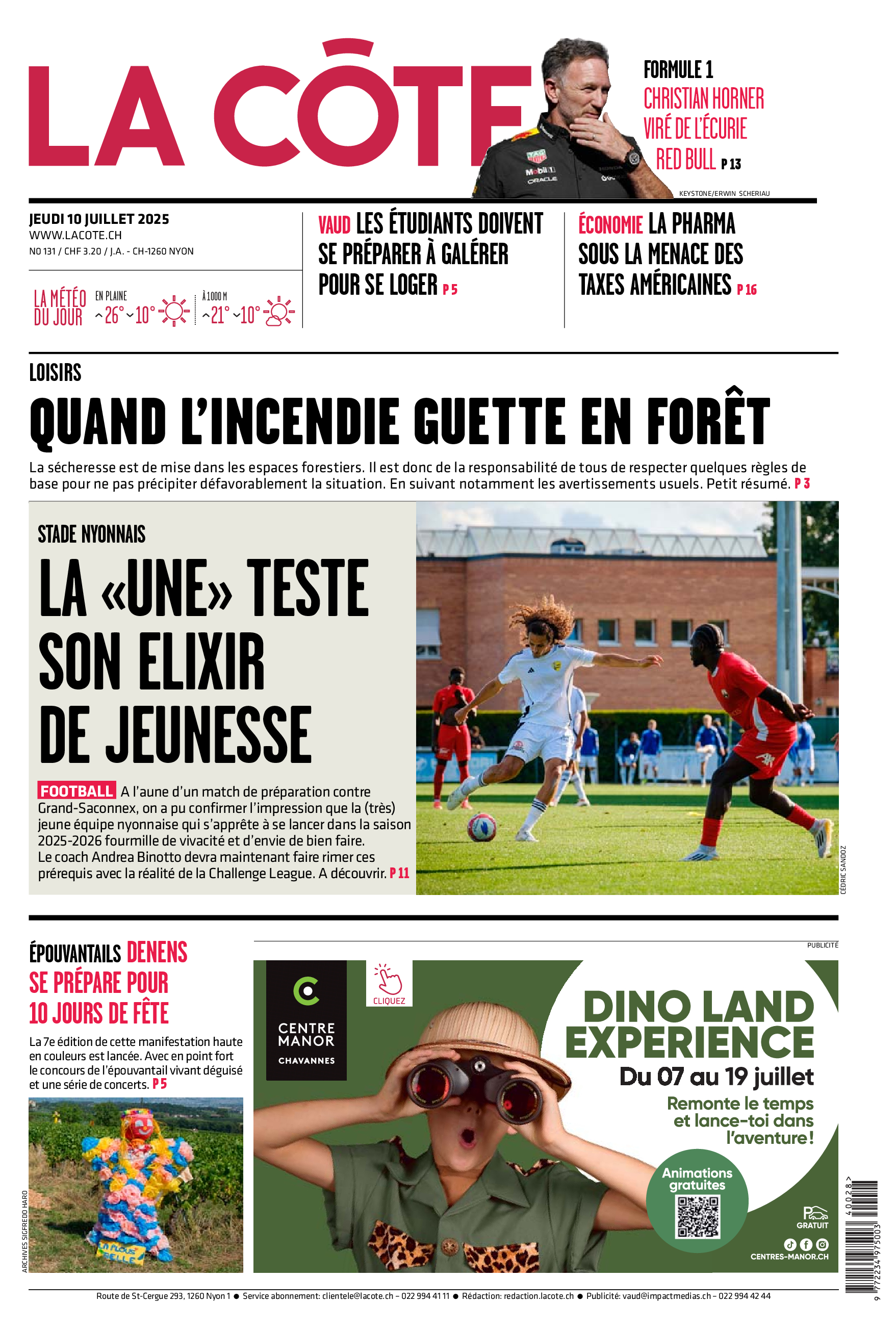 Jeudi 10 juillet 2025