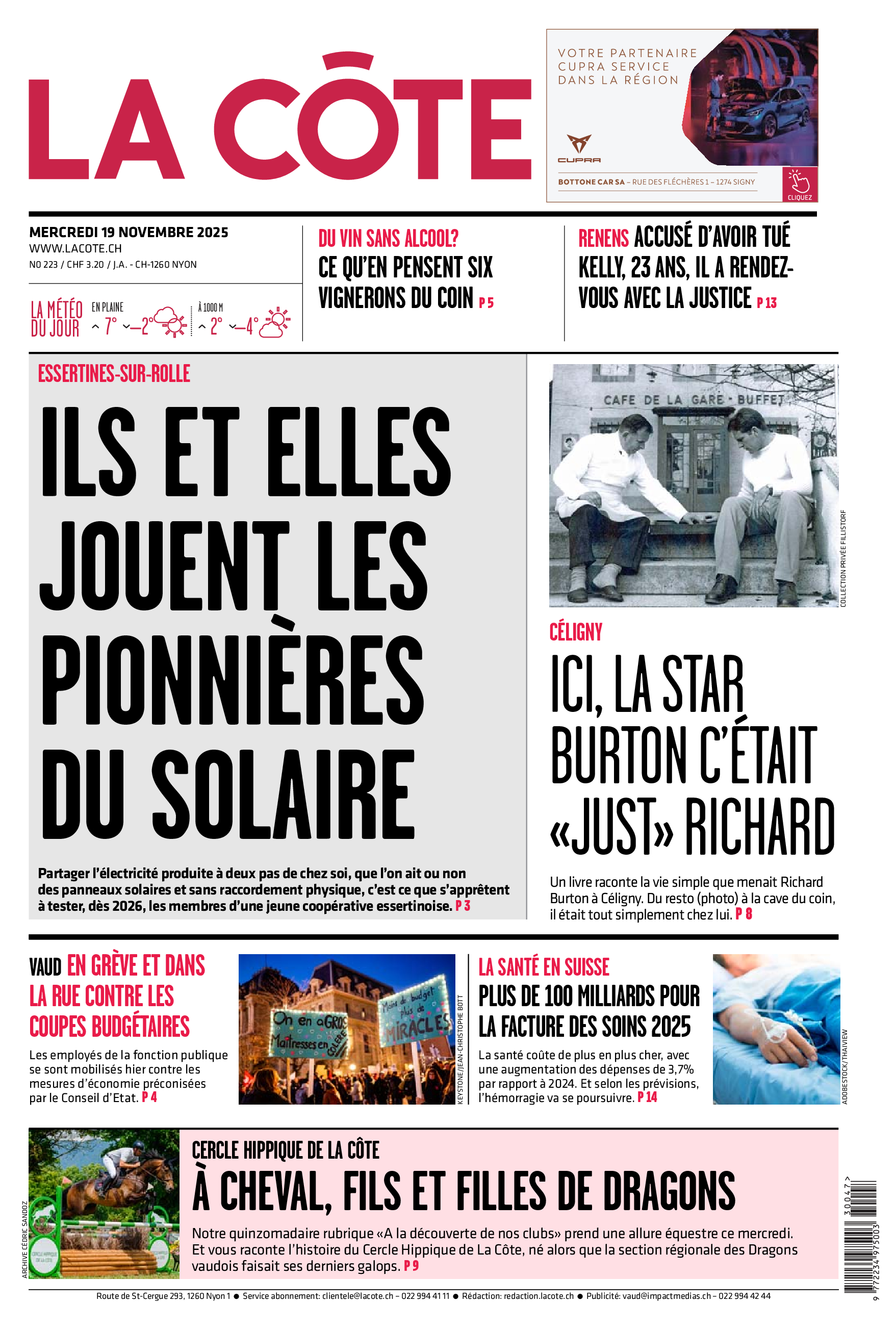  Mercredi 19 novembre 2025