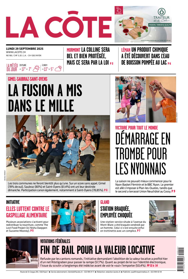Lundi 29 septembre 2025 Lundi 29 septembre 2025