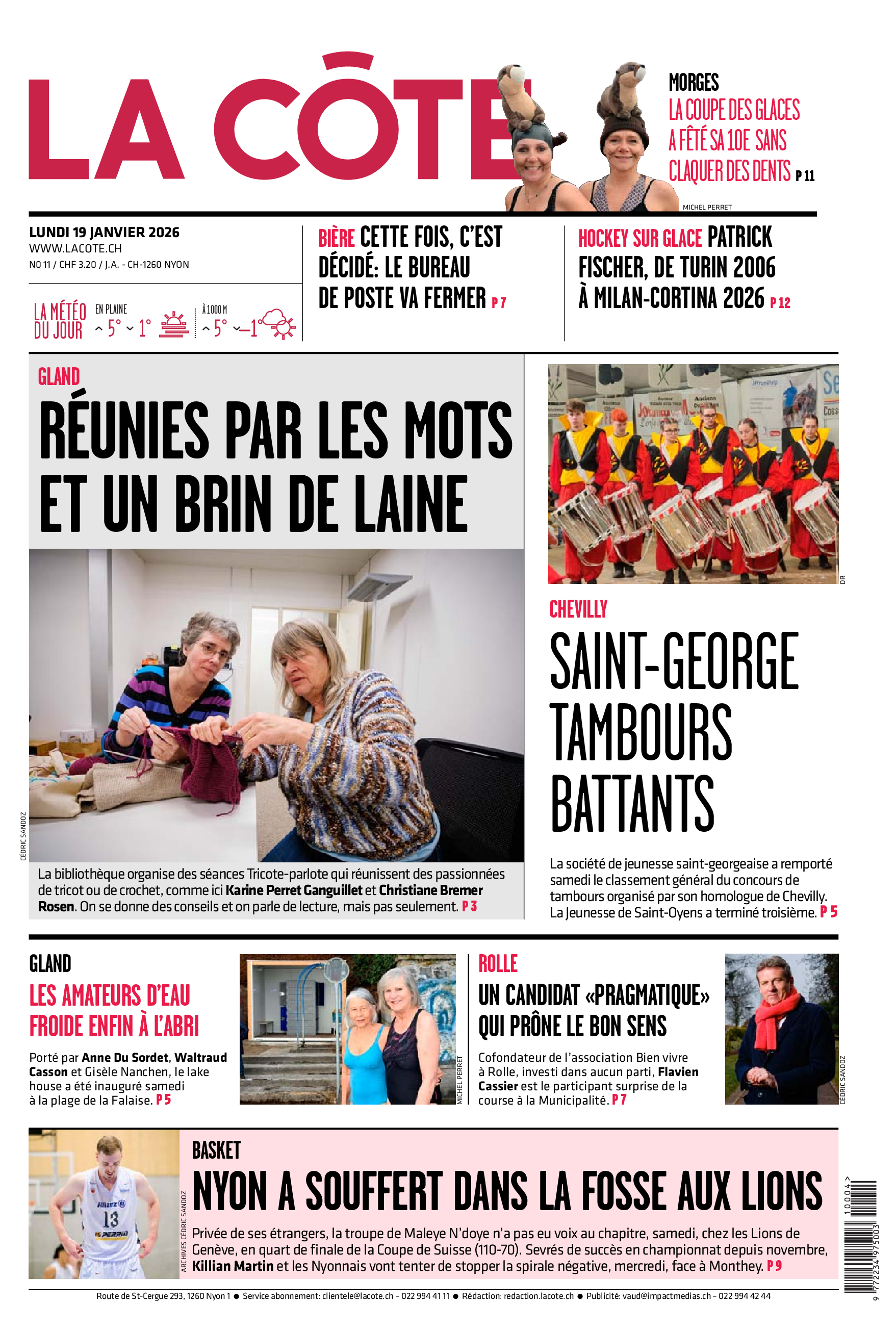  Lundi 19 janvier 2026