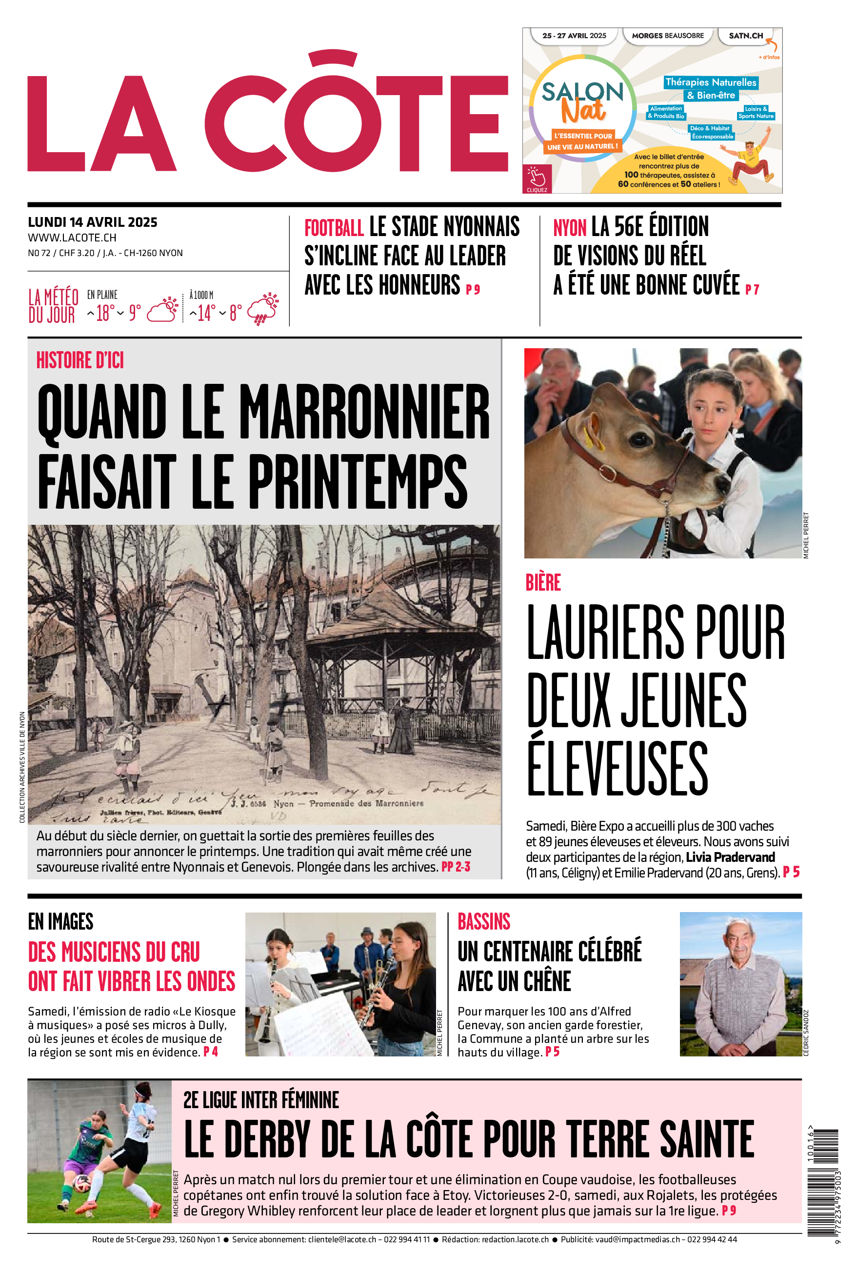 Lundi 14 avril 2025 Lundi 14 avril 2025