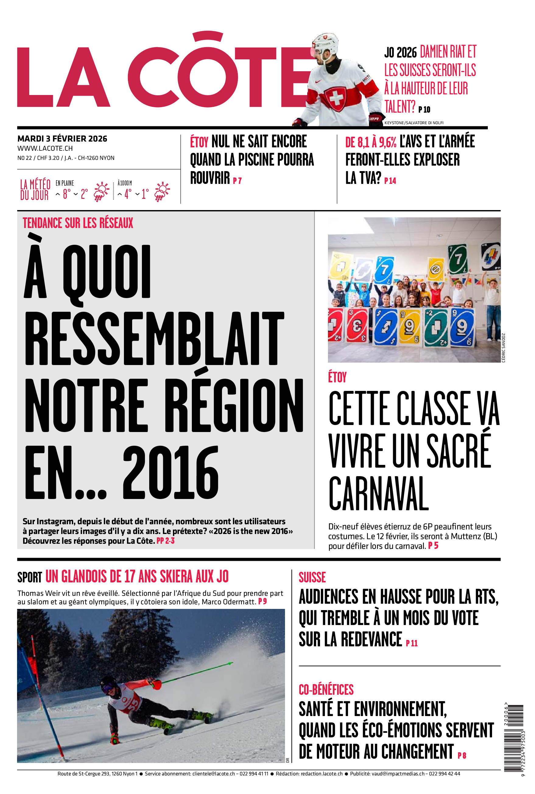  Mardi 3 février 2026