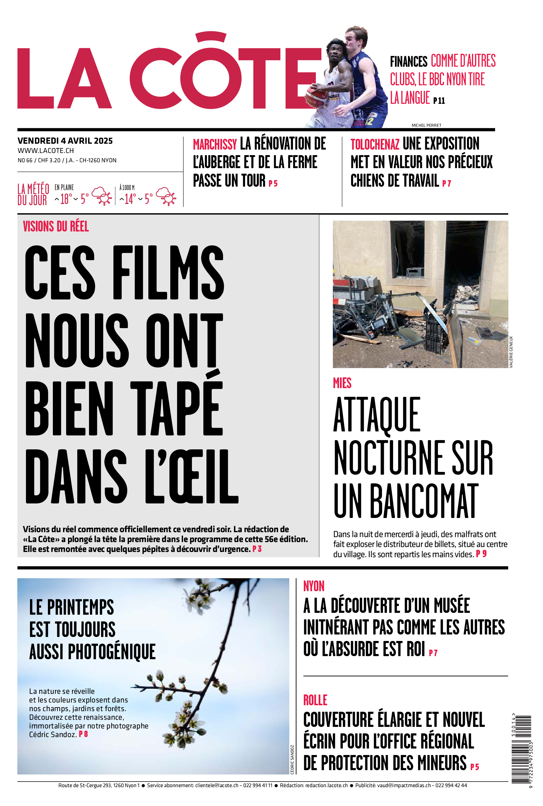 Vendredi 4 avril 2025 Vendredi 4 avril 2025