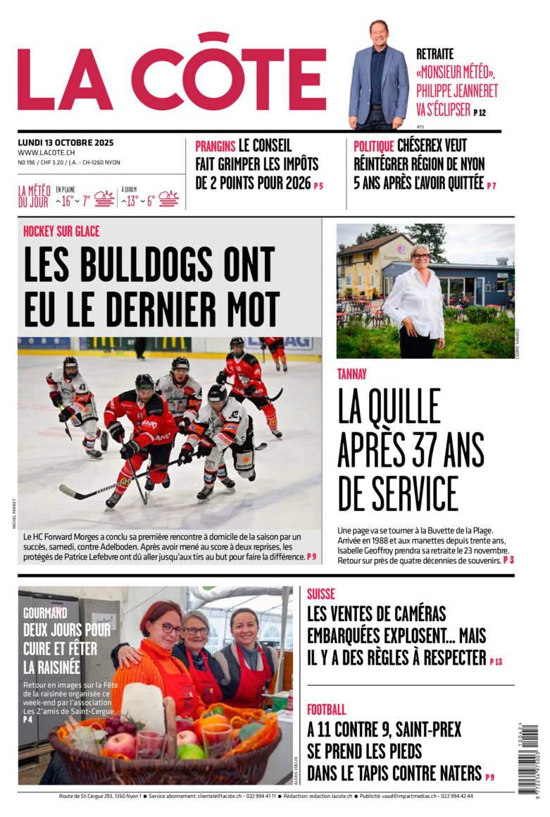 Lundi 13 octobre 2025 Lundi 13 octobre 2025