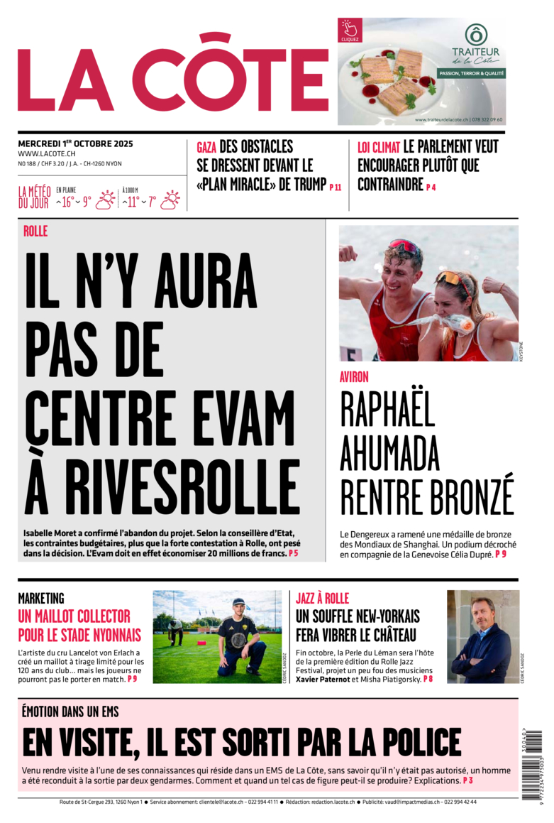 Mercredi 1er octobre 2025 Mercredi 1er octobre 2025