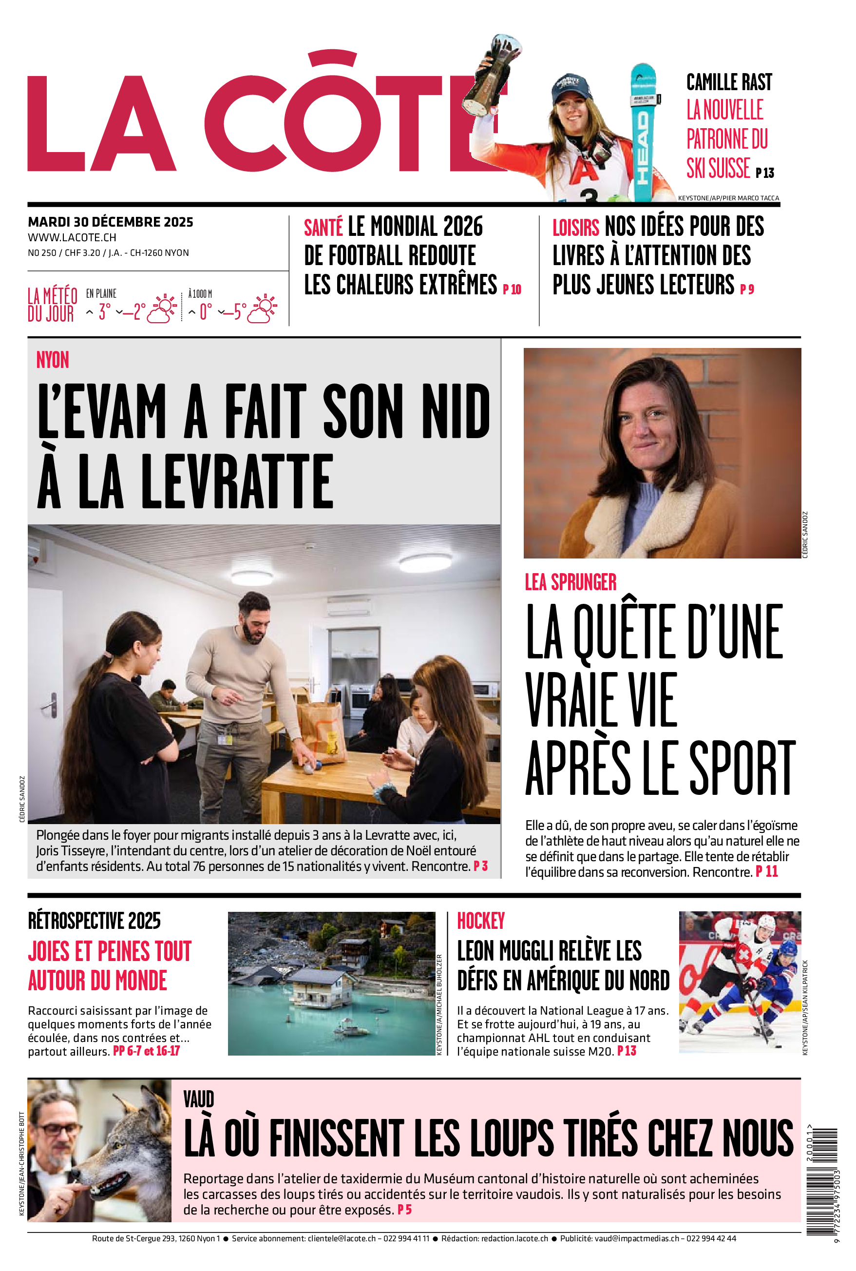  Mardi 30 décembre 2025