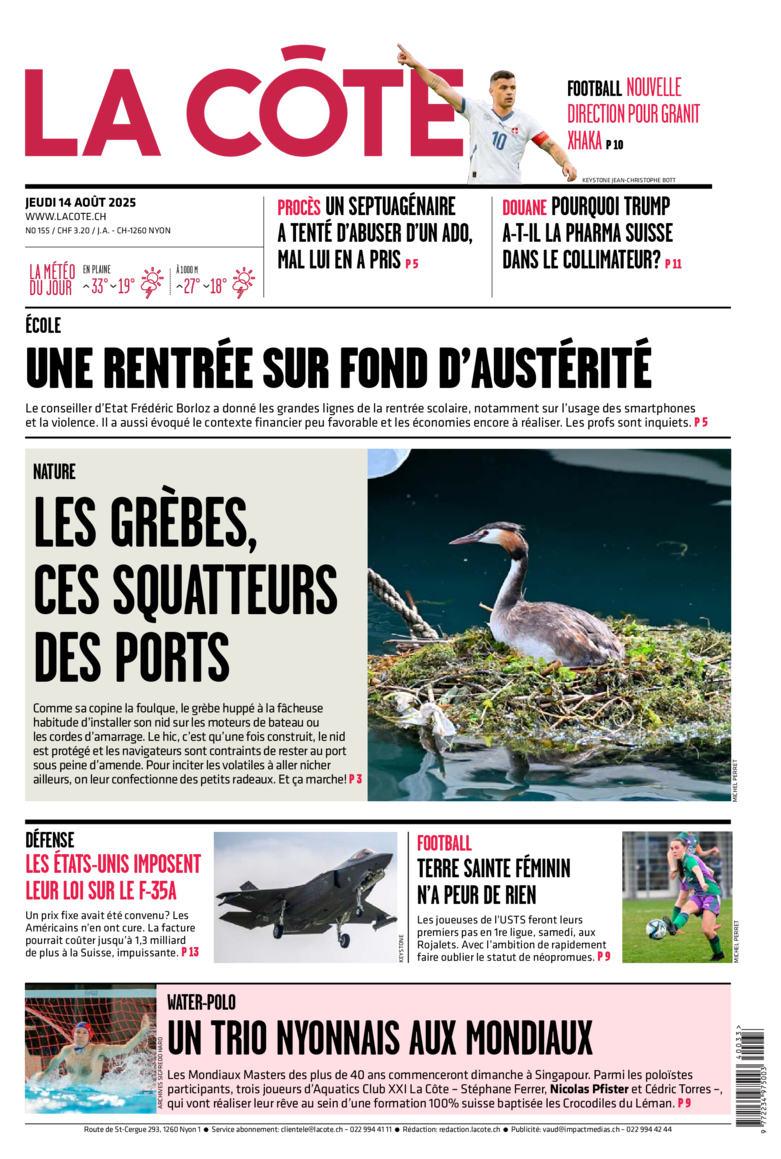 Jeudi 14 août 2025 Jeudi 14 août 2025