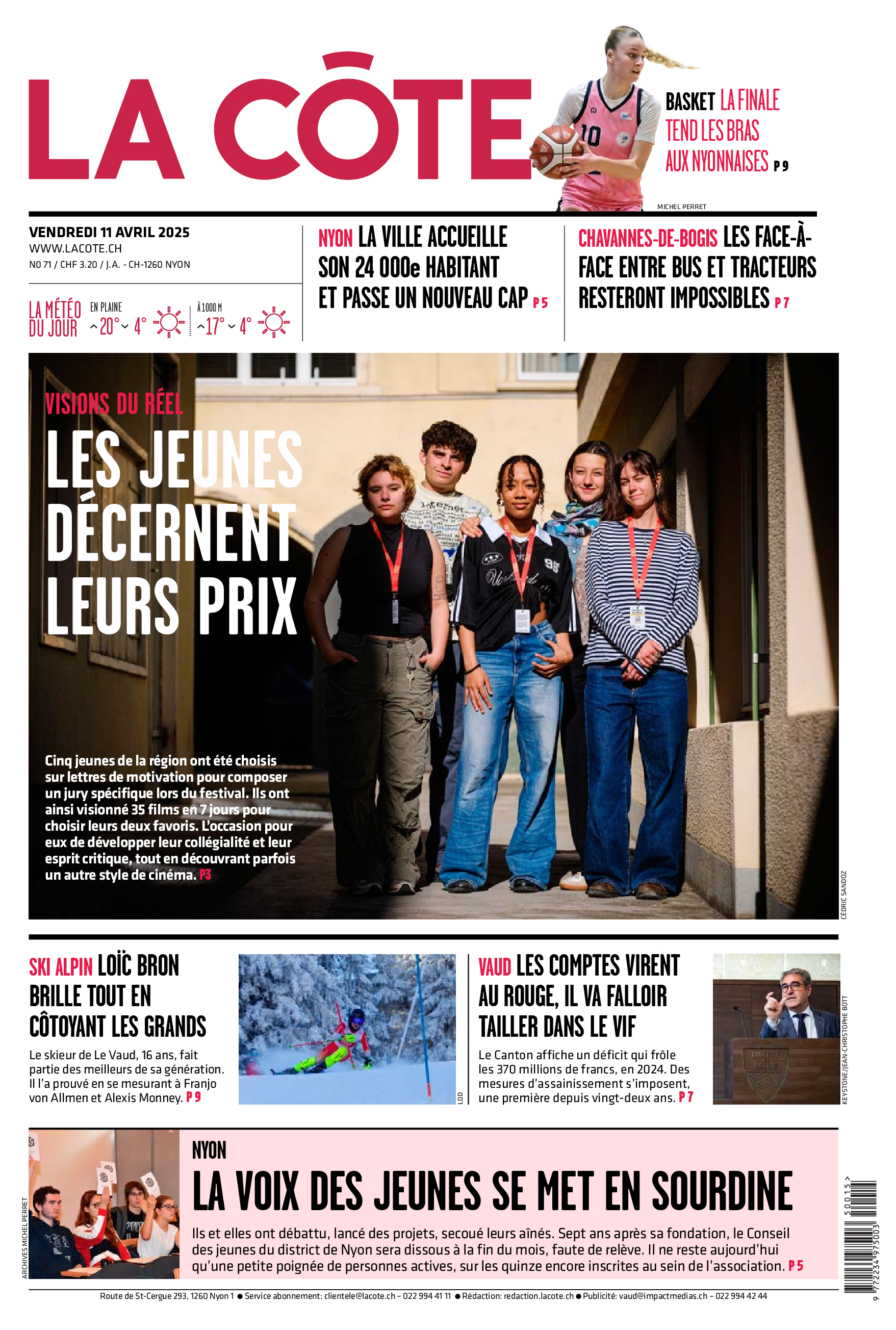 Vendredi 11 avril 2025 Vendredi 11 avril 2025