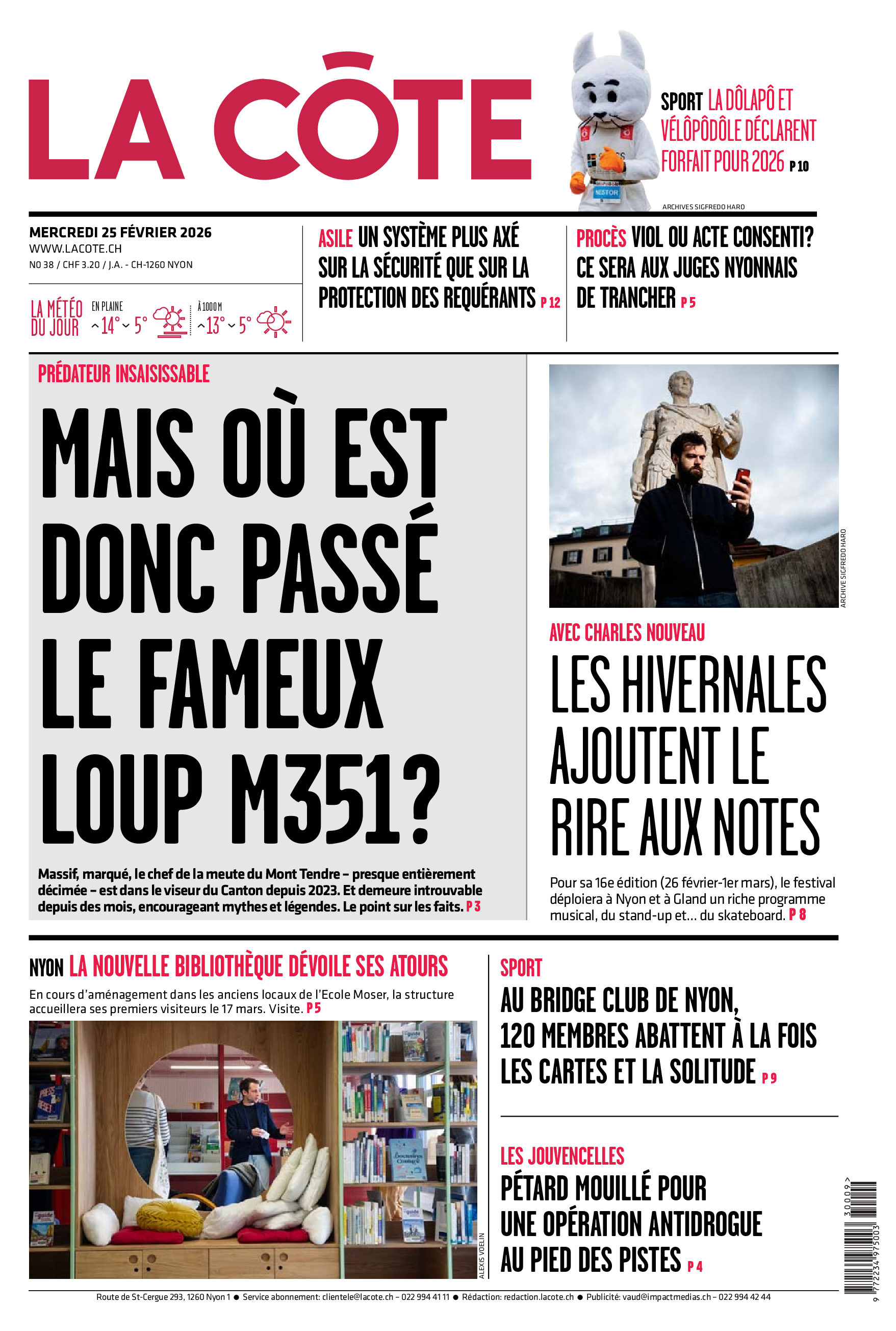  Mercredi 25 février 2026