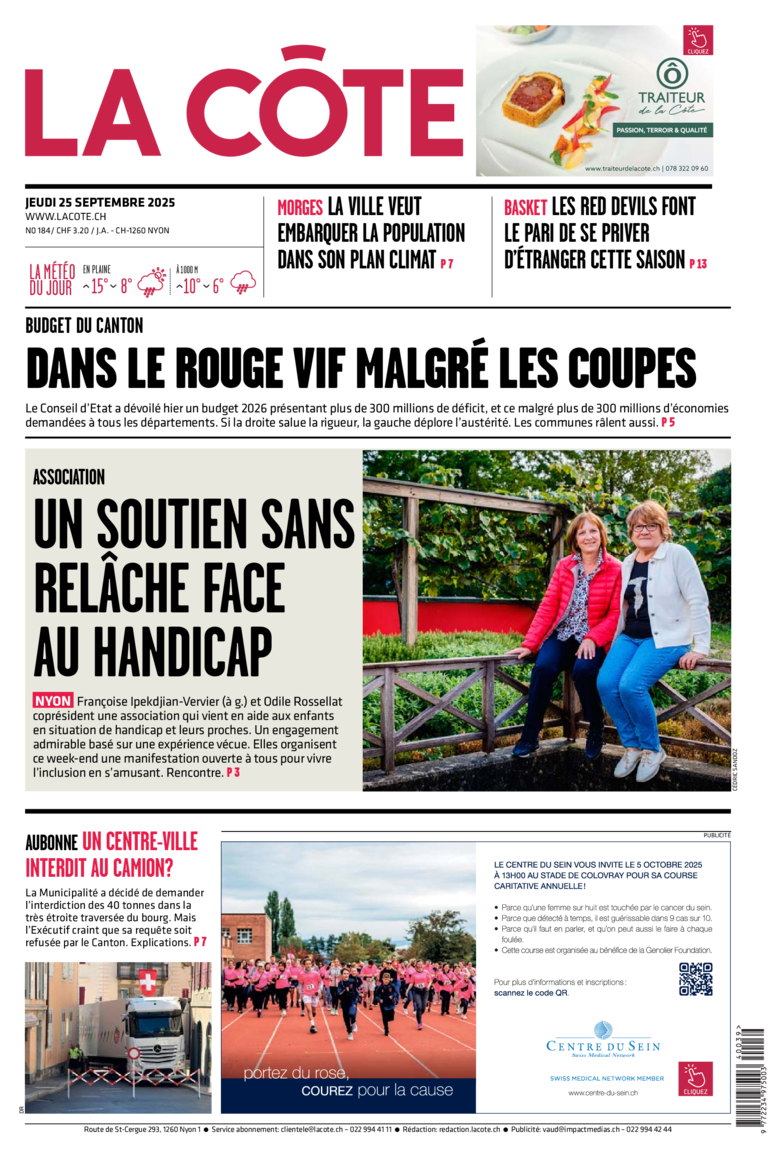 Jeudi 25 septembre 2025 Jeudi 25 septembre 2025
