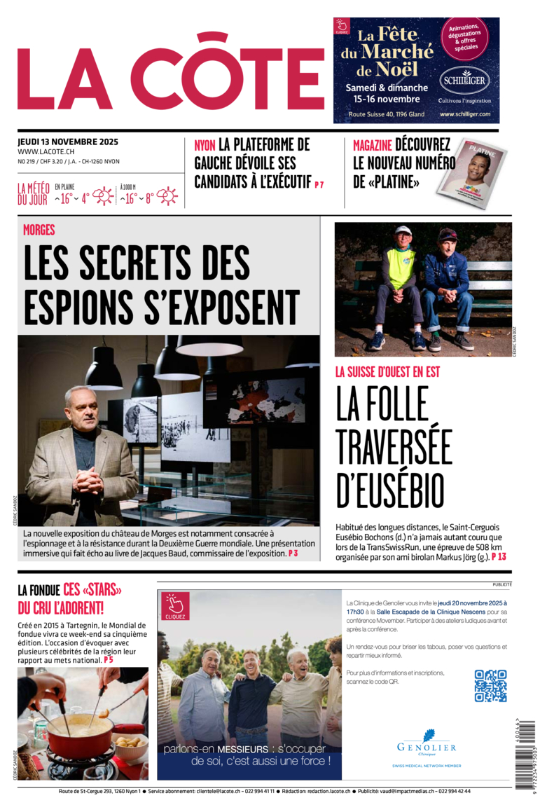 Jeudi 13 novembre 2025