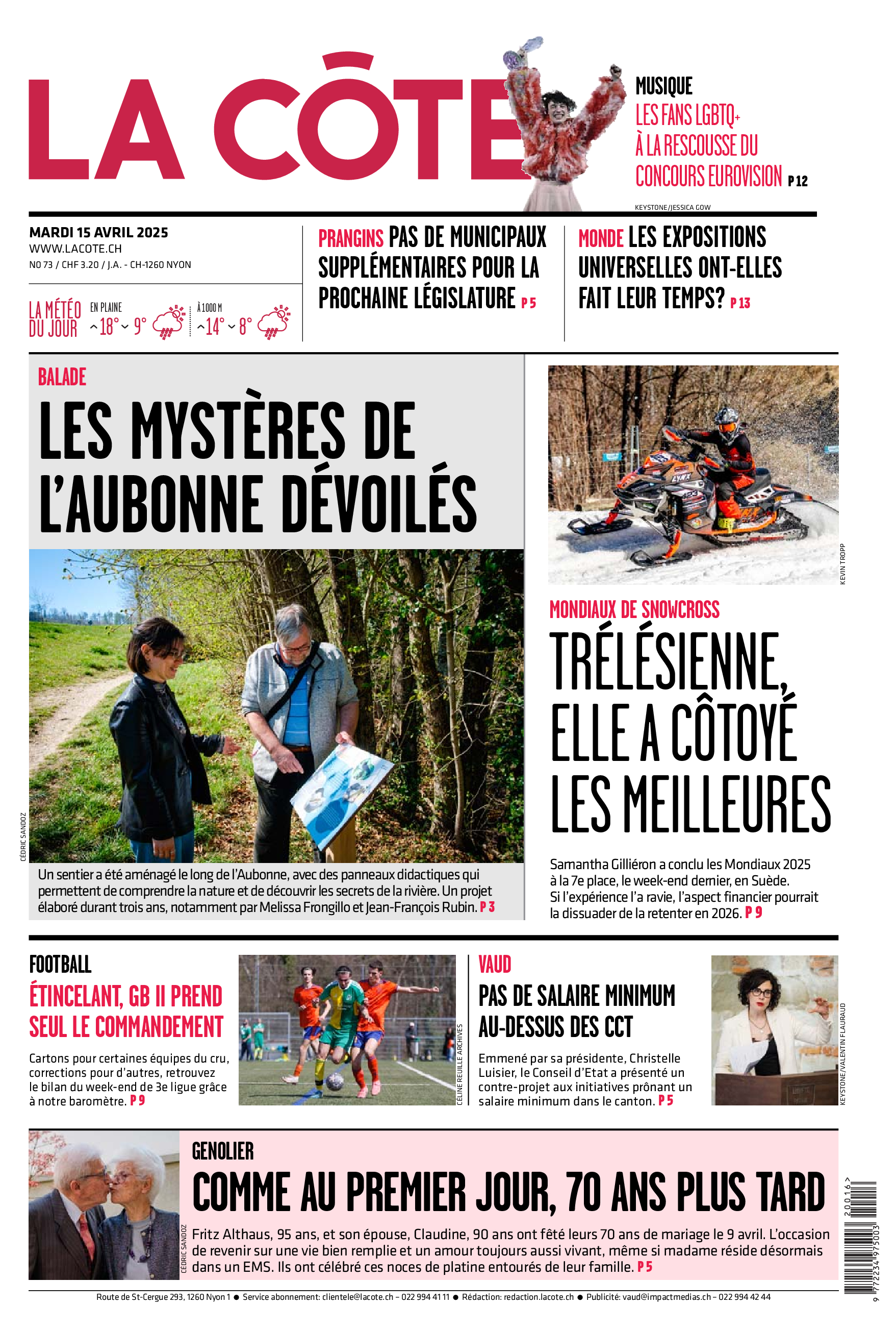Mardi 15 avril 2025 Mardi 15 avril 2025
