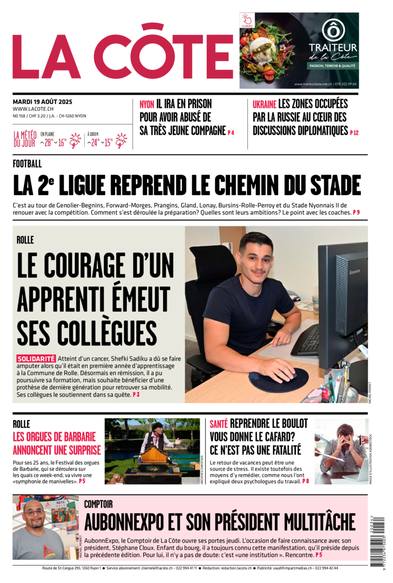 Mardi 19 août 2025 Mardi 19 août 2025