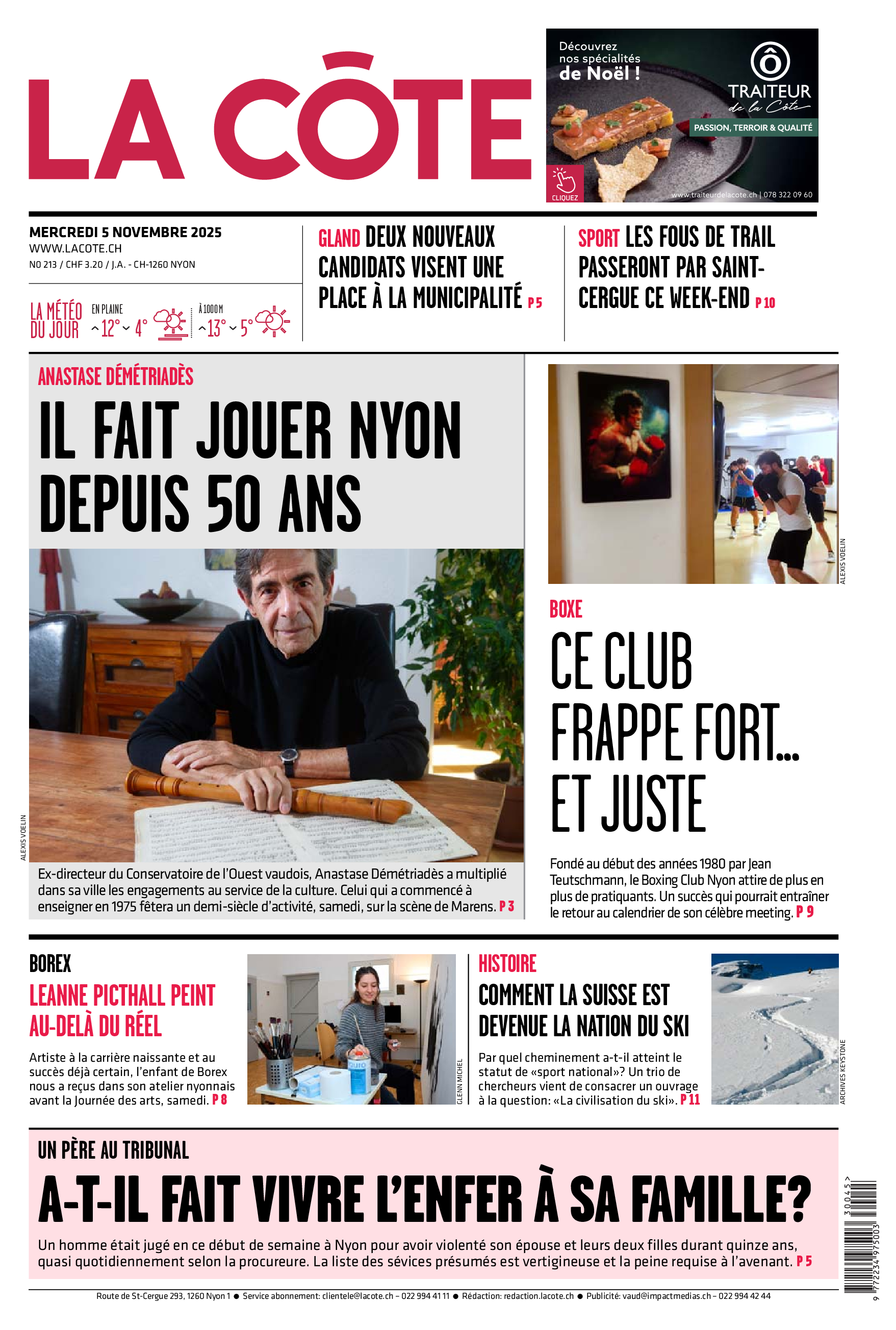  Mercredi 5 novembre 2025