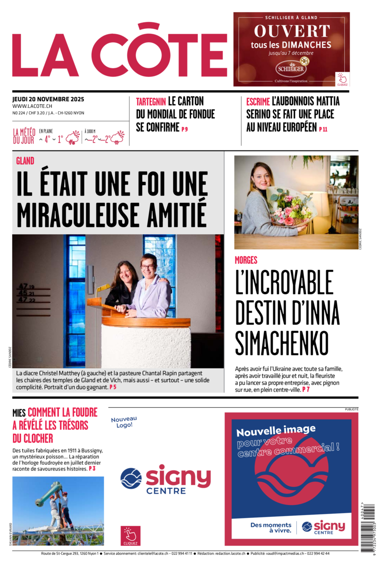 Jeudi 20 novembre 2025